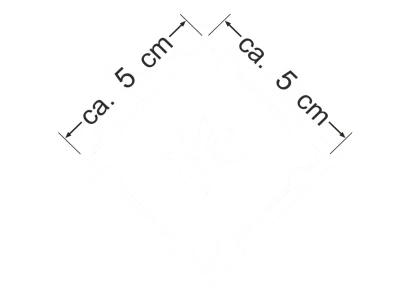 Milchglasfolie Musselinglas 5 cm