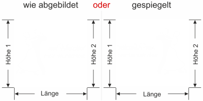 Sichtschutzfolie mit Wunschtext für Tanzschule- Ansicht Ausrichtung mit Farbauswahl Vorschlag 2