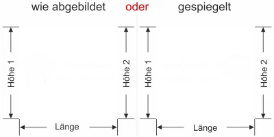 Sichtschutzfolie mit Wunschtext für Tierarzt - Ansicht Ausrichtung mit Farbauswahl Vorschlag 2
