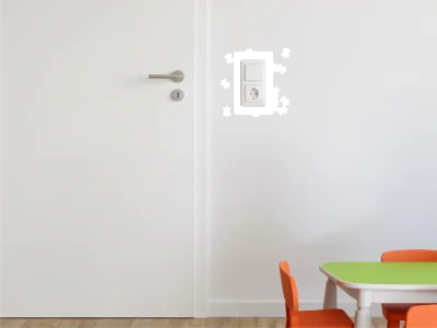 Steckdosentattoo Motiv 9 Puzzle