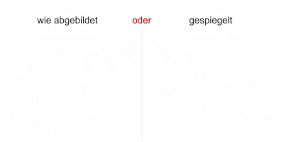 Wandtattoo mit Dschungel - Ansicht Ausrichtung und Farbauswahl