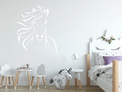 Wandaufkleber Galoppierendes Pferd