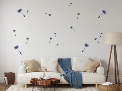 Wandtattoo Set mit Pusteblume Schirmchen