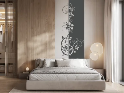 Wandbanner mit floralem Ornament Dreamland