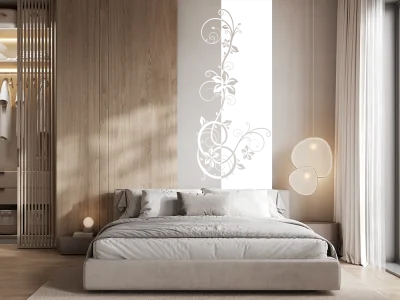 Wandbanner mit floralem Ornament Dreamland - Ansicht Farbauswahl