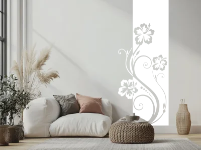 Wandbanner Hibiskus