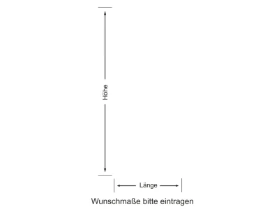 Wandbanner mit verschiedenen Kaffeespezialitäten - Ansicht Farbauswahl