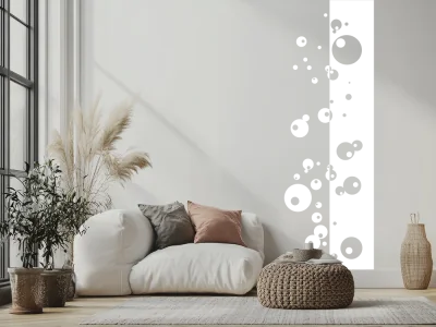 Wandbanner Moderne Kreise