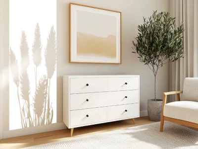 Wandbanner Pampasgras