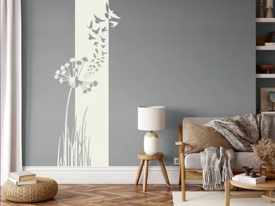 Wandtattoo Wandbanner mit Pusteblume