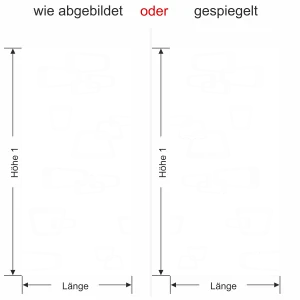 Wandbanner Retromuster