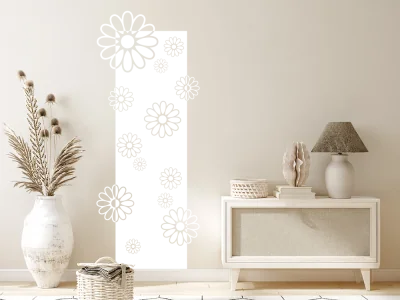 Wandbanner Sommer Blumen