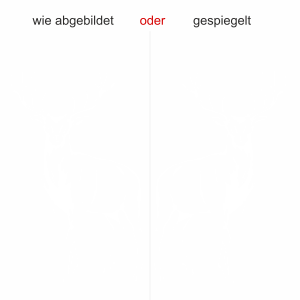 Wandsticker Hirsch