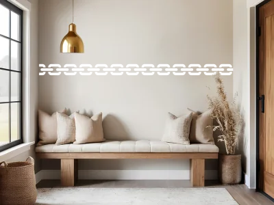 Wandsticker Kettenbordüre