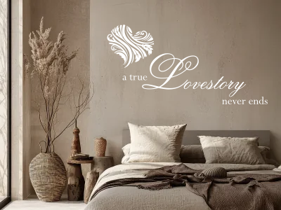 Wandtattoo A true Lovestory