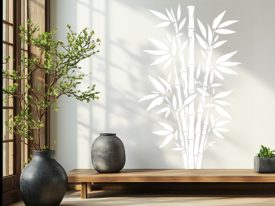Wandtattoo Asiatischer Bambus - Ansicht Farbauswahl