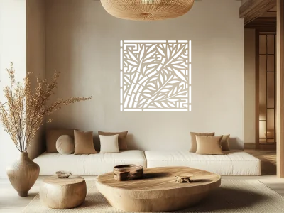 Wandtattoo Bambus Quadrat - Ansicht Farbauswahl