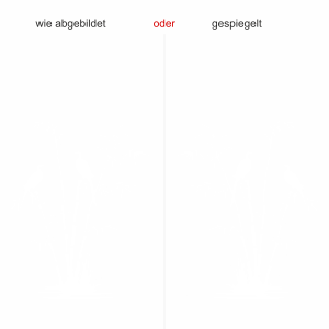 Wandtattoo Bambus und Vögel am Seeufer - Ansicht Ausrichtung mit Farbauswahl