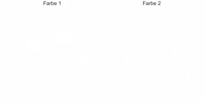 Wandtattoo Berge, Wolken und Sterne - Ansicht Farbauswahl