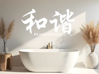 Wandtattoo Chinesisches Zeichen Harmonie