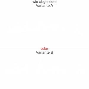 Wandtattoo mit Skyline von Dresden - Ansicht Ausrichtung mit Farbauswahl und Variante