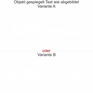 Wandtattoo mit Skyline von Düsseldorf - Ansicht Ausrichtung mit Farbauswahl und Variante