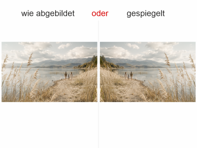 Wandtattoo Eigenes Foto - Ansicht Ausrichtung
