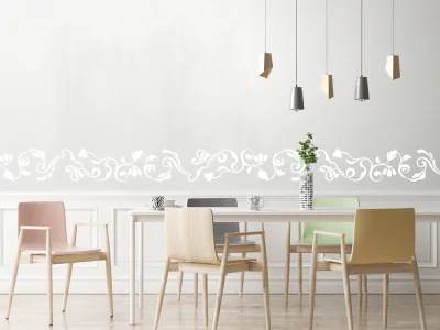 Wandtattoo Florale Bordüre