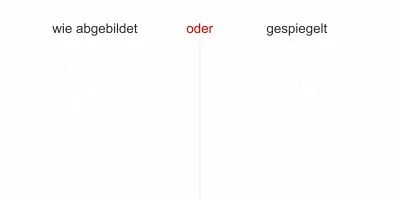 Wandtattoo mit Förderturm - Ansicht Ausrichtung und Farbauswahl