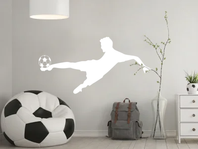 Wandtattoo Fußballspieler