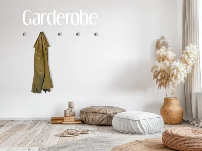 Wandtattoo Garderobe