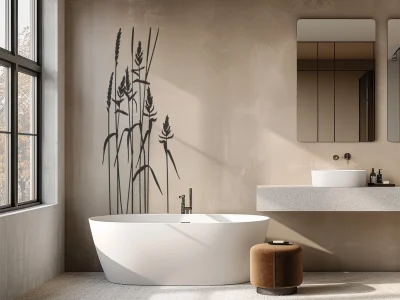 Wandtattoo Gräser