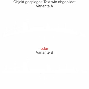 Wandtattoo mit Skyline von Hamburg - Ansicht Ausrichtung mit Farbauswahl und Variante