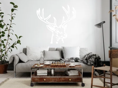 Wandtattoo Hirsch