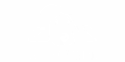 Willkommen Wandtattoo mit Hund - Ansicht Farbauswahl