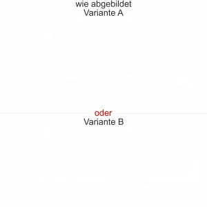 Wandtattoo mit Karawane - Ansicht Ausrichtung und Farbauswahl