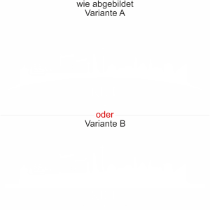 Wandtattoo mit Skyline von Kiel - Ansicht Ausrichtung mit Farbauswahl und Variante