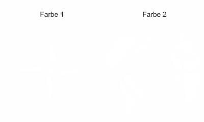 Wandtattoo Kompass mit Weltkarte - Ansicht Farbauswahl