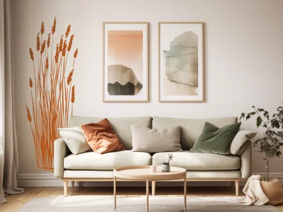 Wandtattoo Majestätische Gräser