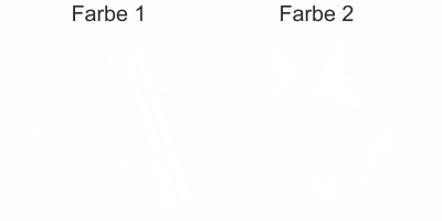 WaWandtattoo Mehrfarbiges Bambusrohr mit Vögeln - Ansicht Farbauswahl