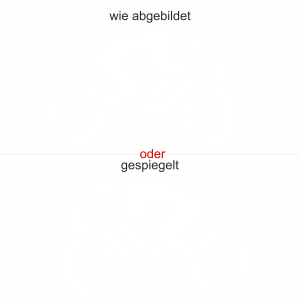 Wandtattoo Motorradfahrer