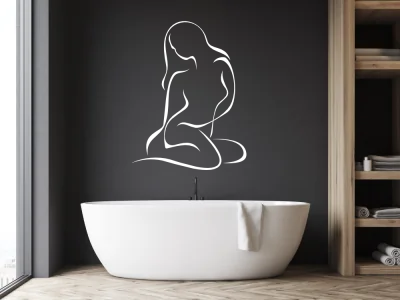 Wandtattoo Sexy Girl