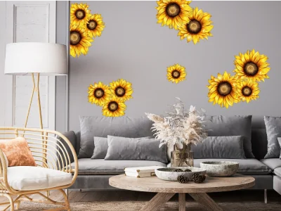 Wandtattoo Sonnenblumen Set