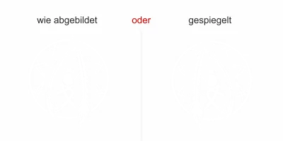 Wandtattoo mit Traumfänger - Ansicht Ausrichtung und Farbauswahl