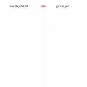 Wandtattoo Ufergräse - Ansicht Ausrichtung mit Farbauswahl