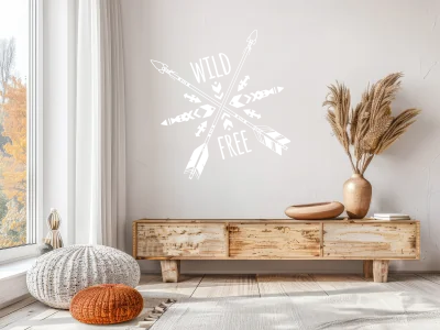 Wandtattoo Wild and Free