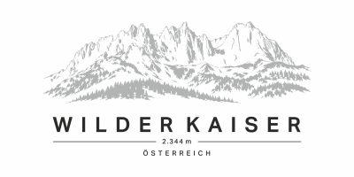 Wandtattoo Wilder Kaiser - Anordnungsbeispiel