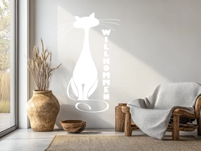 Wandtattoo Willkommen 05