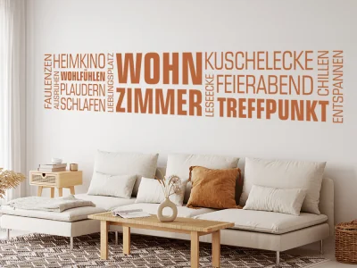 Wandtattoo Wohnzimmer