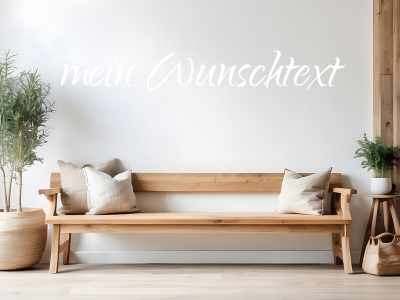 Wandtattoo Wunschtext 10 - Ansicht Farbauswahl